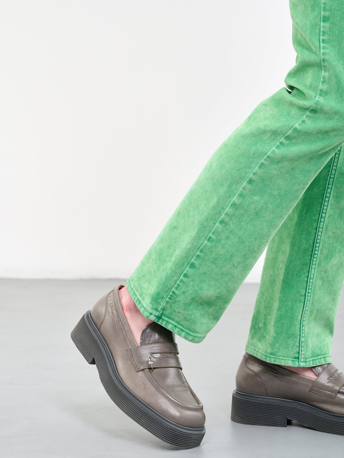 Over-Dyed Skinny Jeans (PUJU0069A0-USCV10-GREEN)