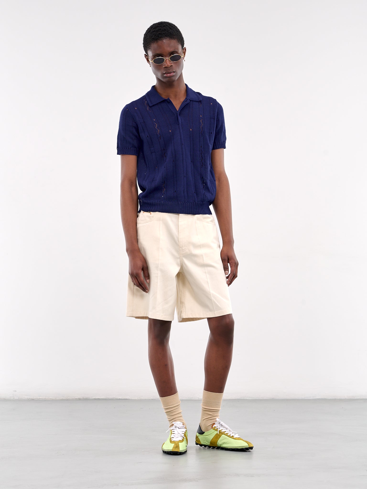 Denim Shorts (PUJU0109A0-UTC476-OFFWHITE)