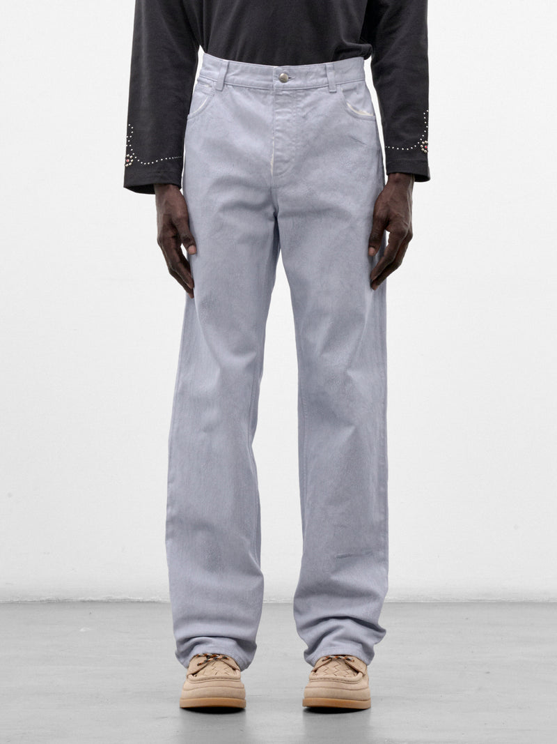 Blue Coated Denim Jeans (PUJU0141A0-USCZ49-SKY-BLUE)