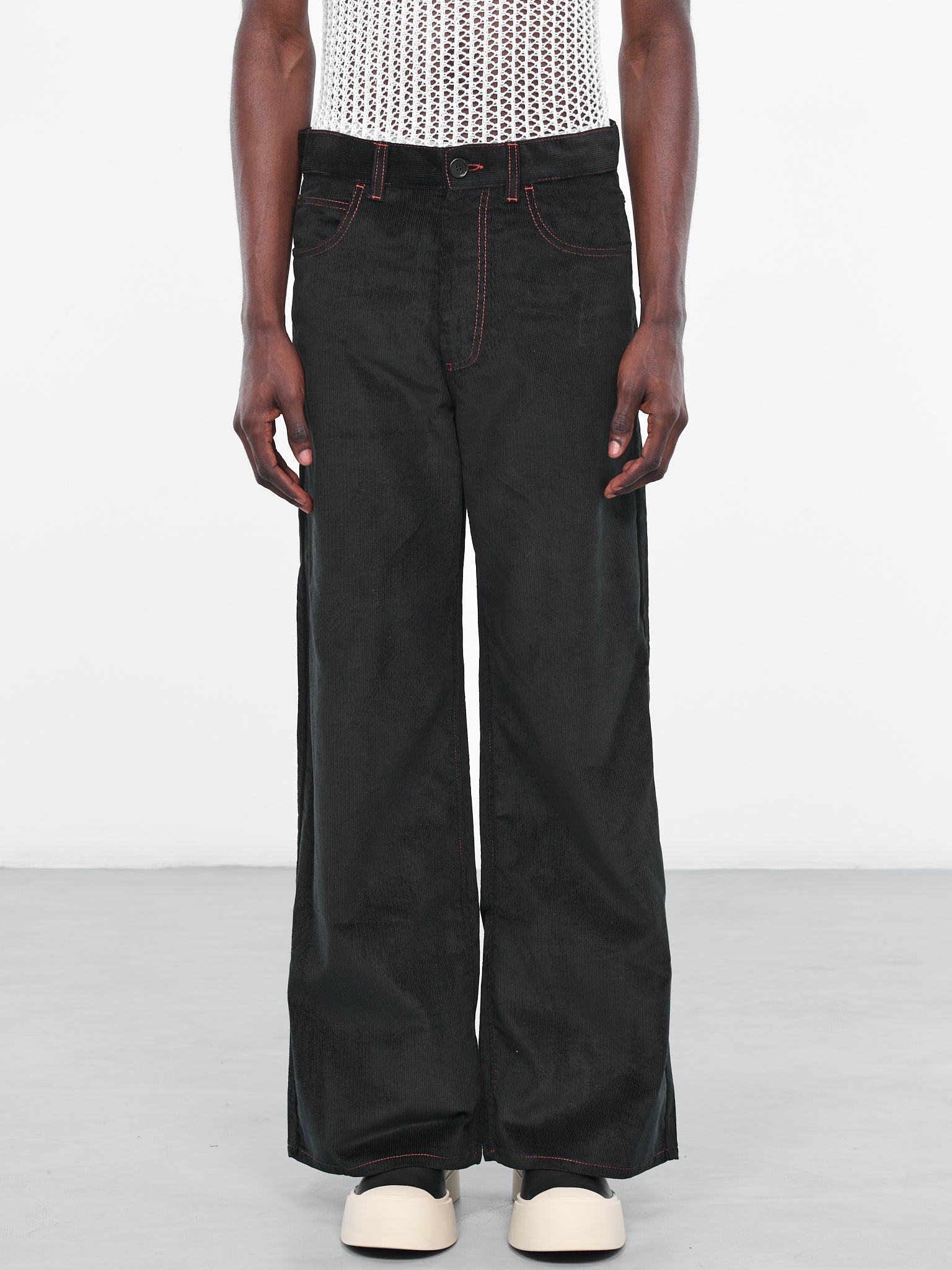 Corduroy Pants (PUMU0073A0-UTC277-00N99-BLACK)