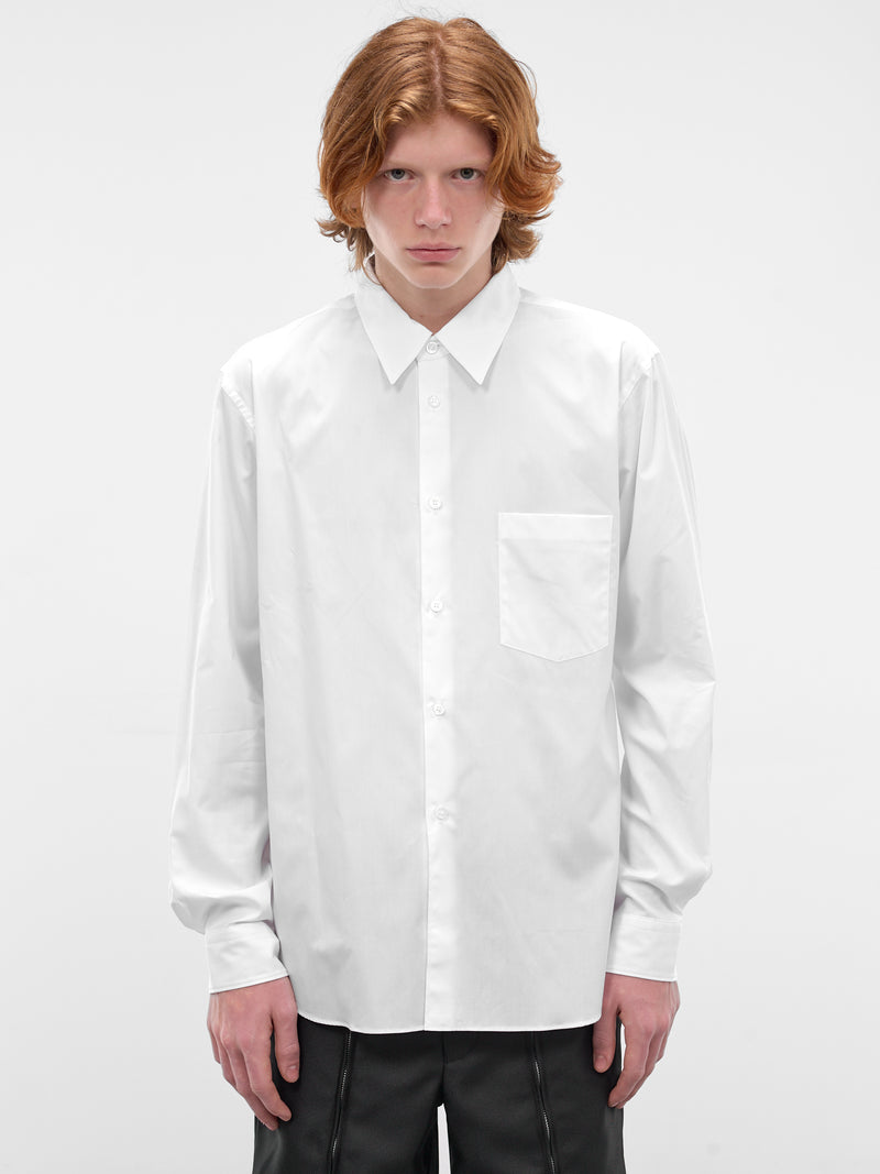White Button-Up Shirt (PZ-B003-PER-WHITE)