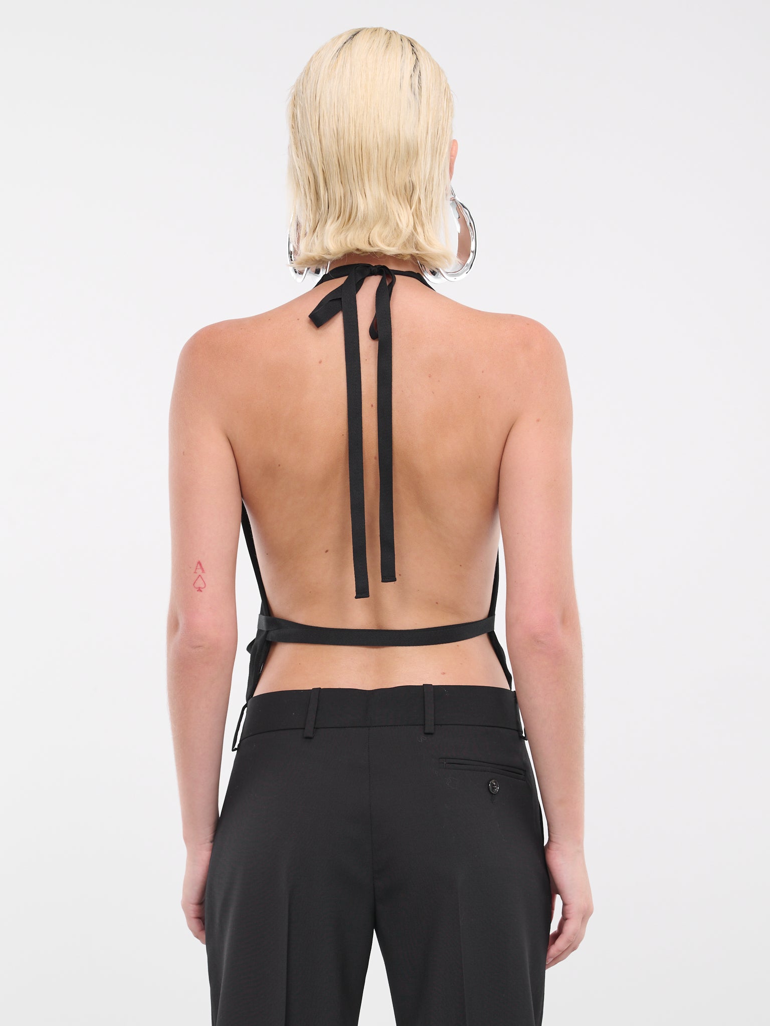 Tailored Vest Top (Q130WO-BLACK)