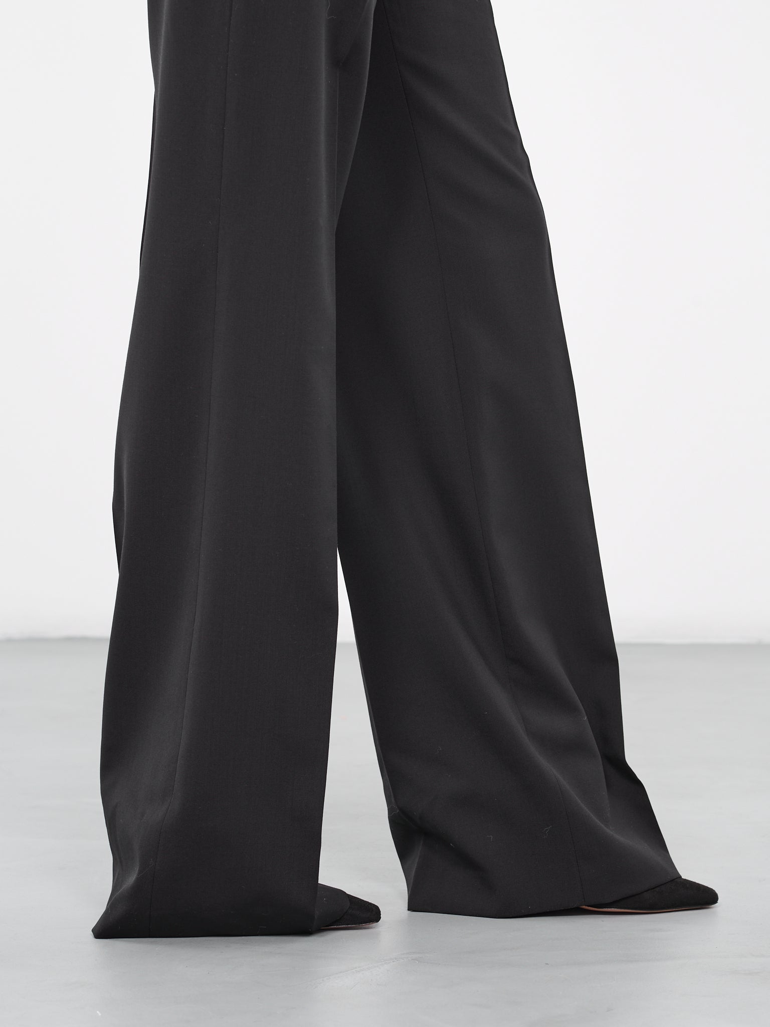 Black Tailoring Studded Flared Trousers