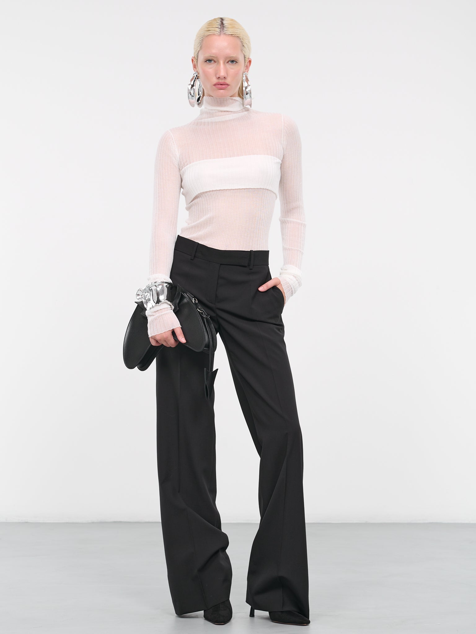 Tailored Trousers (Q316WV-BLACK)