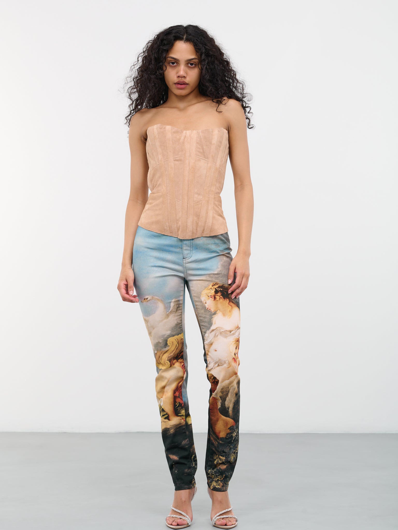 Renaissance Painting Jeans (QWJ233-DAG38-09000-MULTICOLOR)