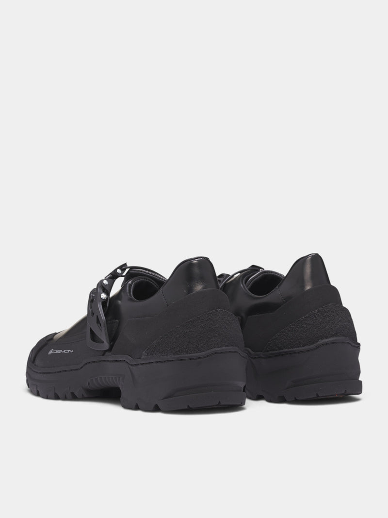 Black Rain Low-Top Derbies (Black RAIN-BLACK)