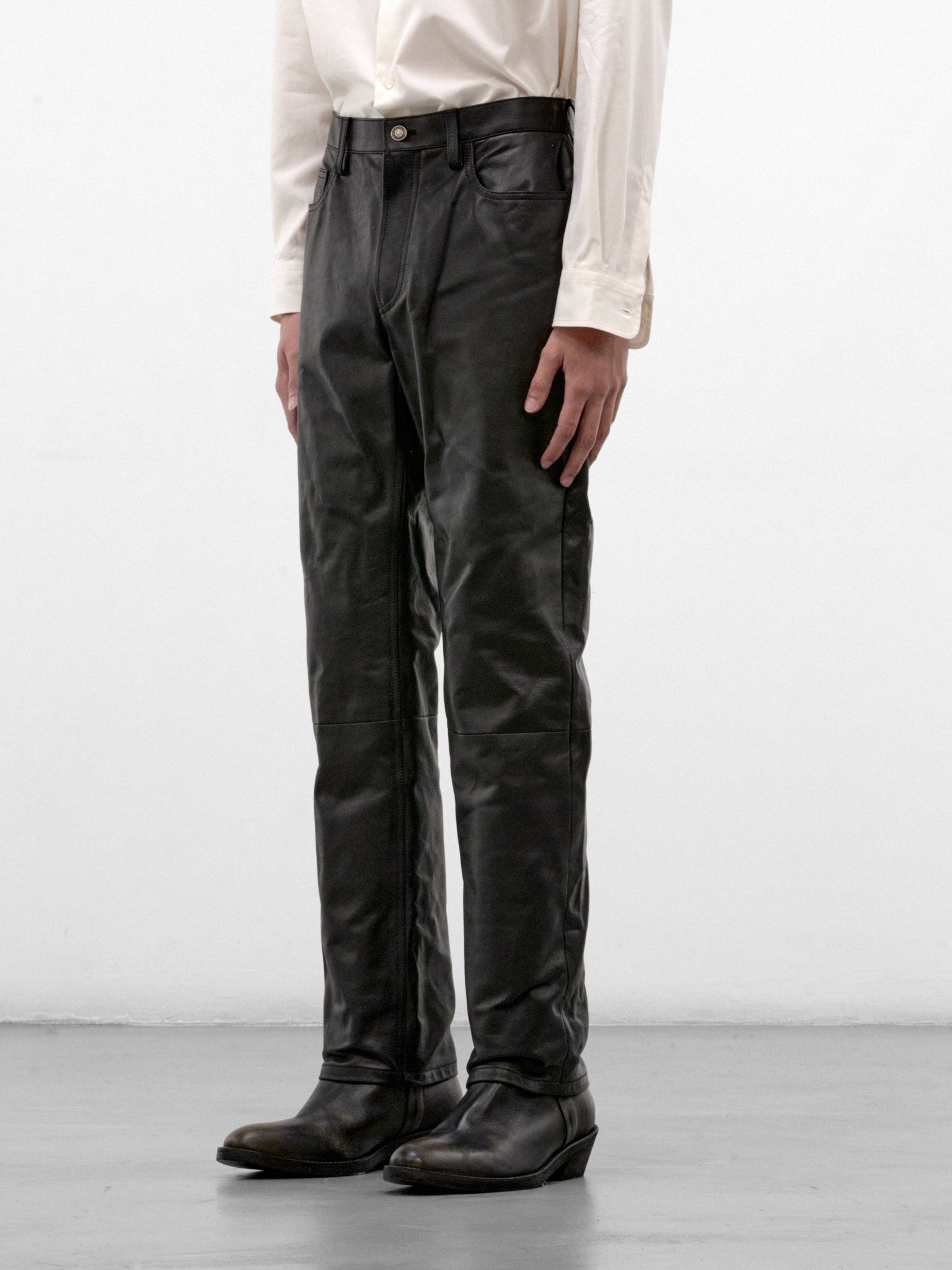 Black Leather Randolph Trousers (RANDOLPH-A1189-BLACK)