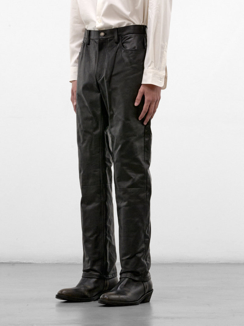 Black Leather Randolph Trousers (RANDOLPH-A1189-BLACK)