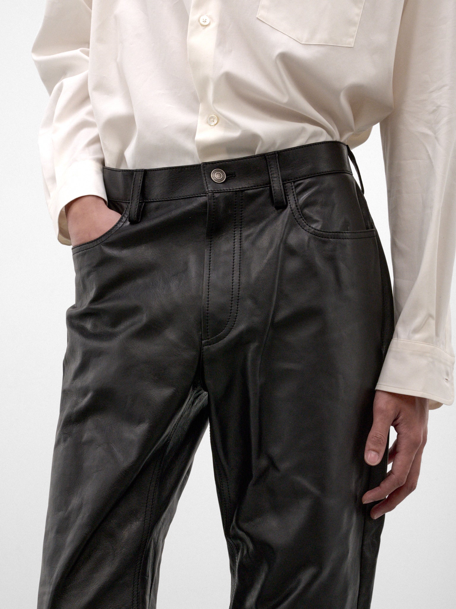 Black Leather Randolph Trousers (RANDOLPH-A1189-BLACK)
