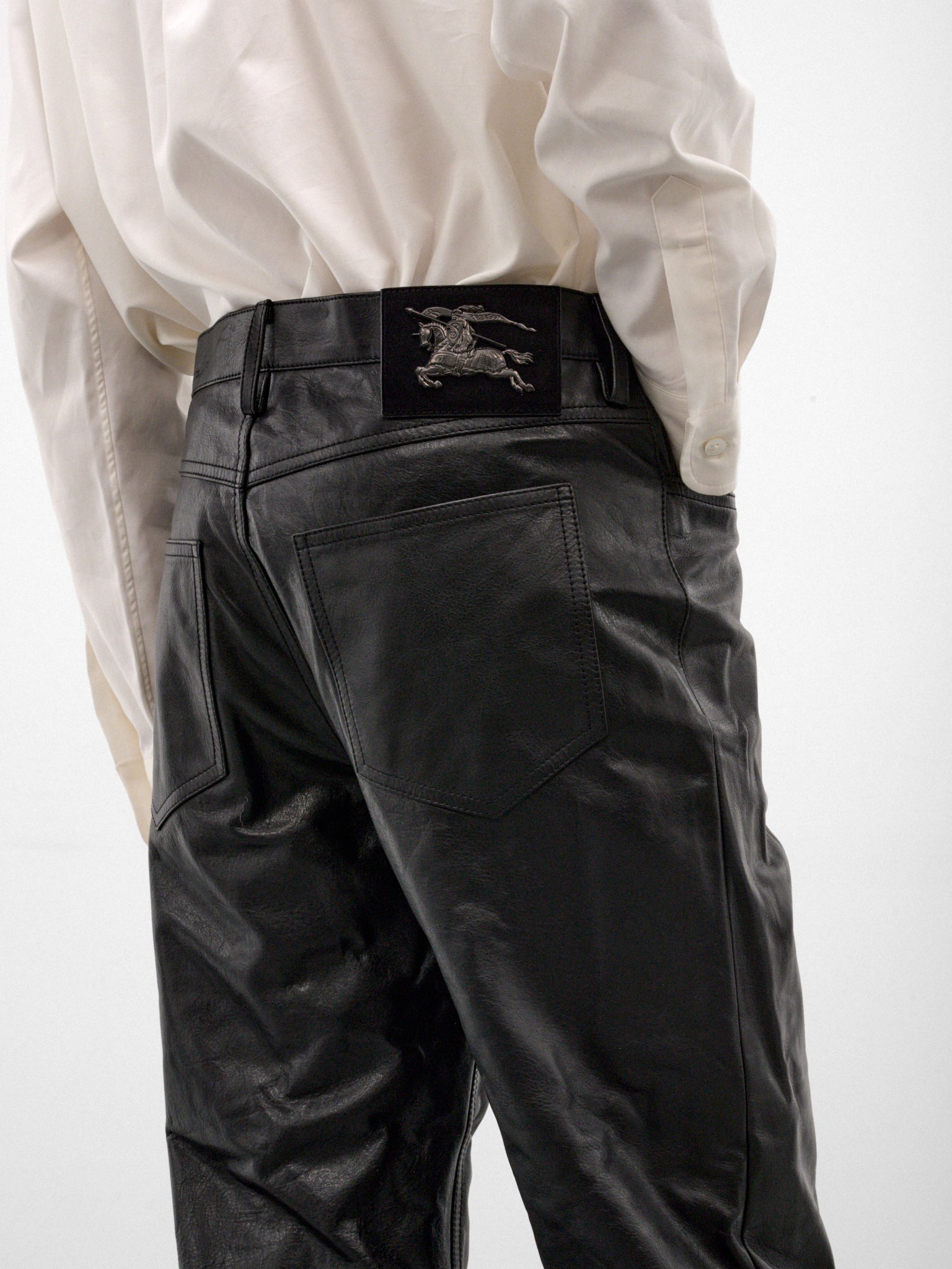 Black Leather Randolph Trousers (RANDOLPH-A1189-BLACK)