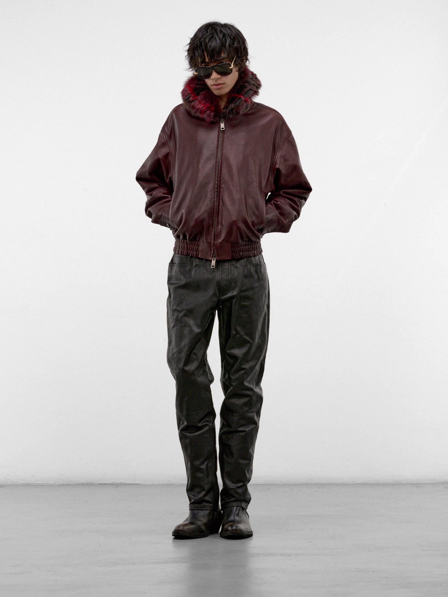 Black Leather Randolph Trousers (RANDOLPH-A1189-BLACK)