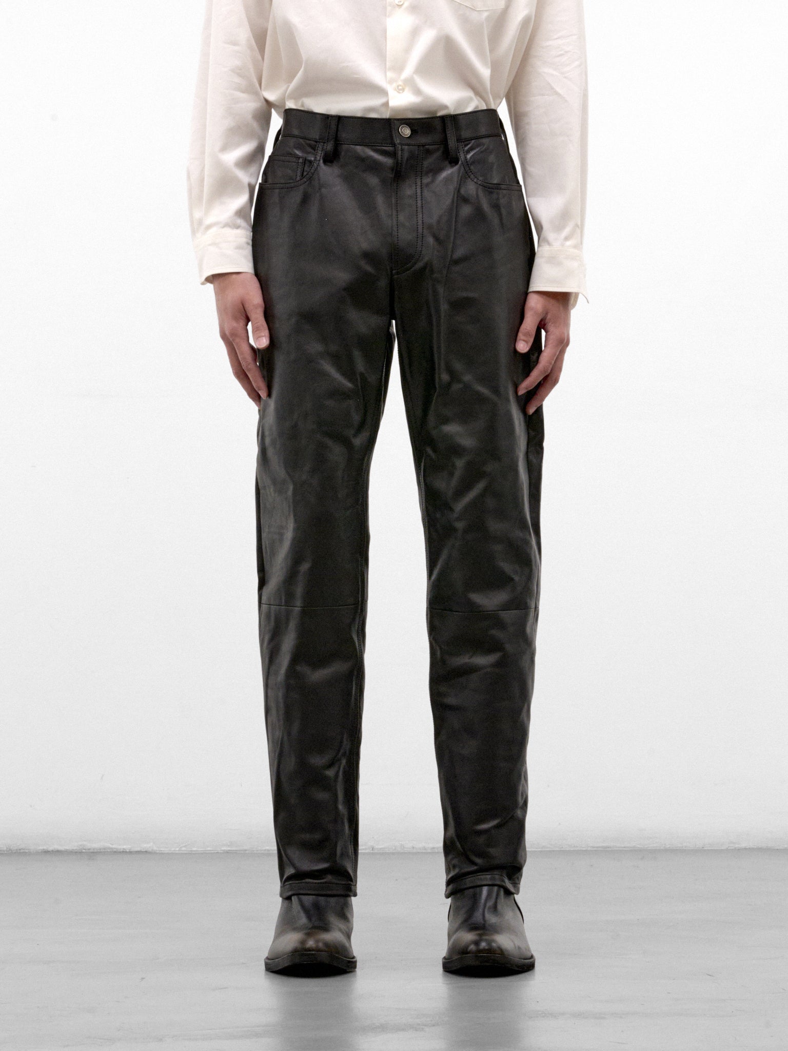Black Leather Randolph Trousers (RANDOLPH-A1189-BLACK)