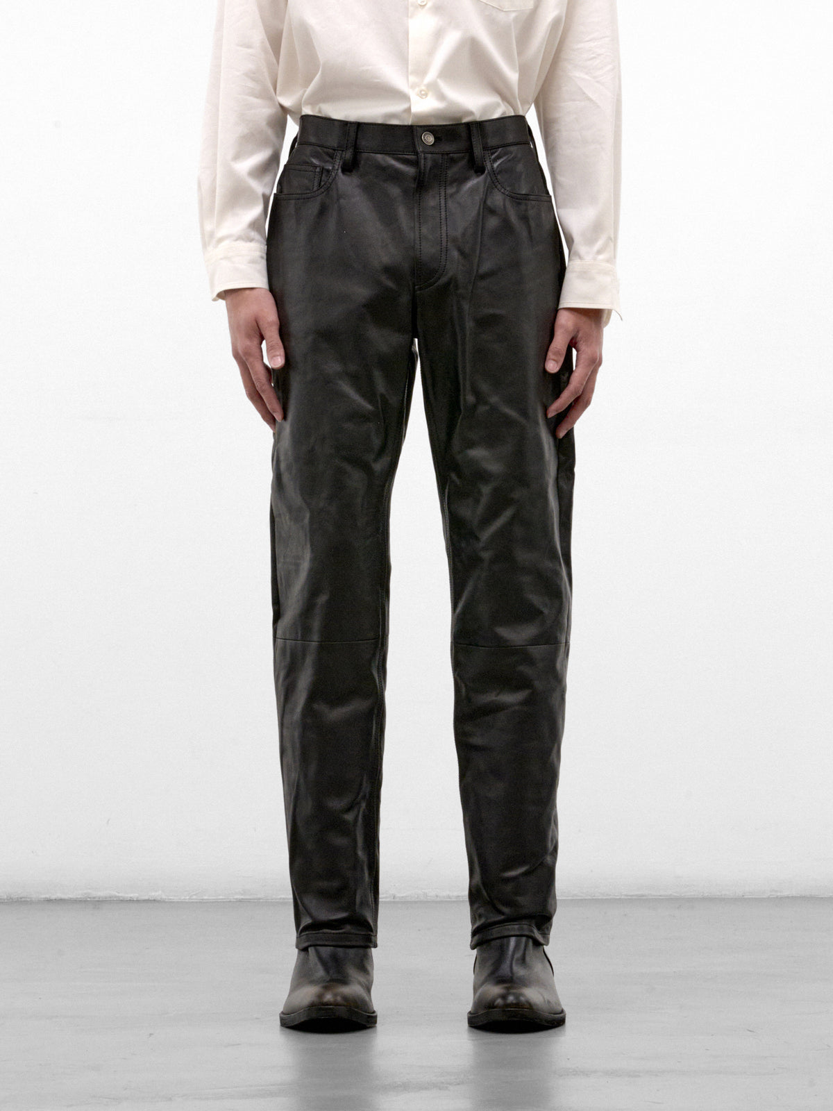 Black Leather Randolph Trousers (RANDOLPH-A1189-BLACK)