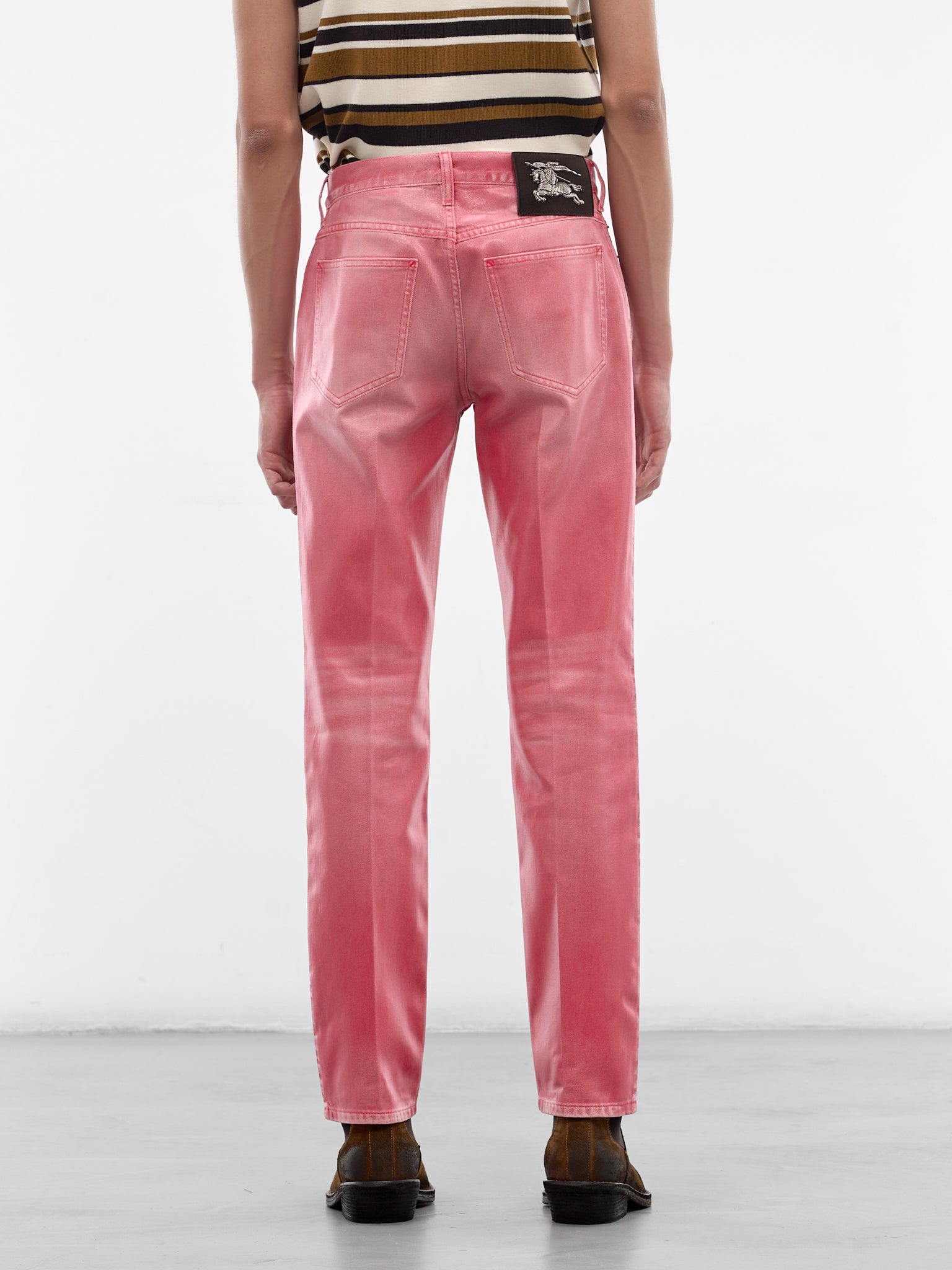 Pink Randolph Coated Denim Jeans (RANDOLPH-CHERRY-PINK)