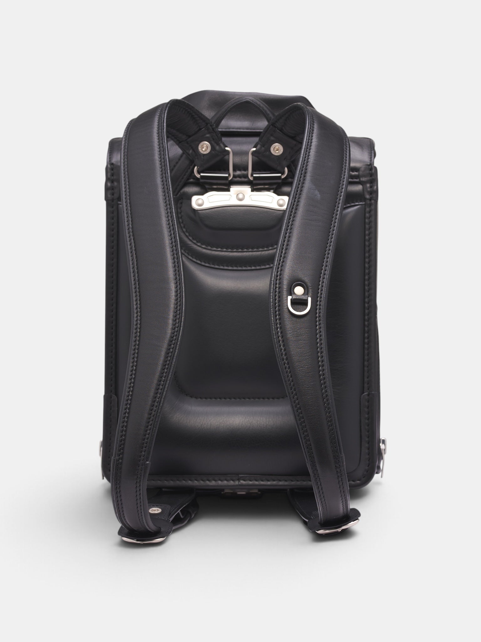 Black Roundrider Randoseru Backpack (RANDOSERU-BLACK)