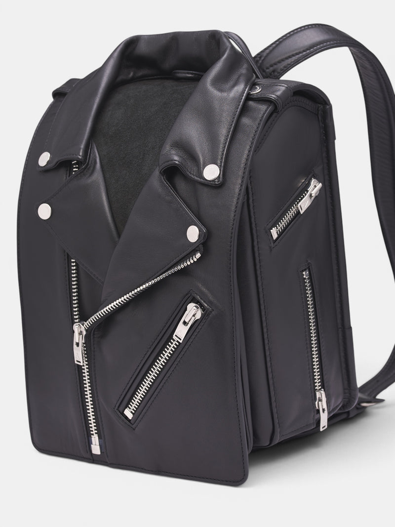 Black Roundrider Randoseru Backpack (RANDOSERU-BLACK)