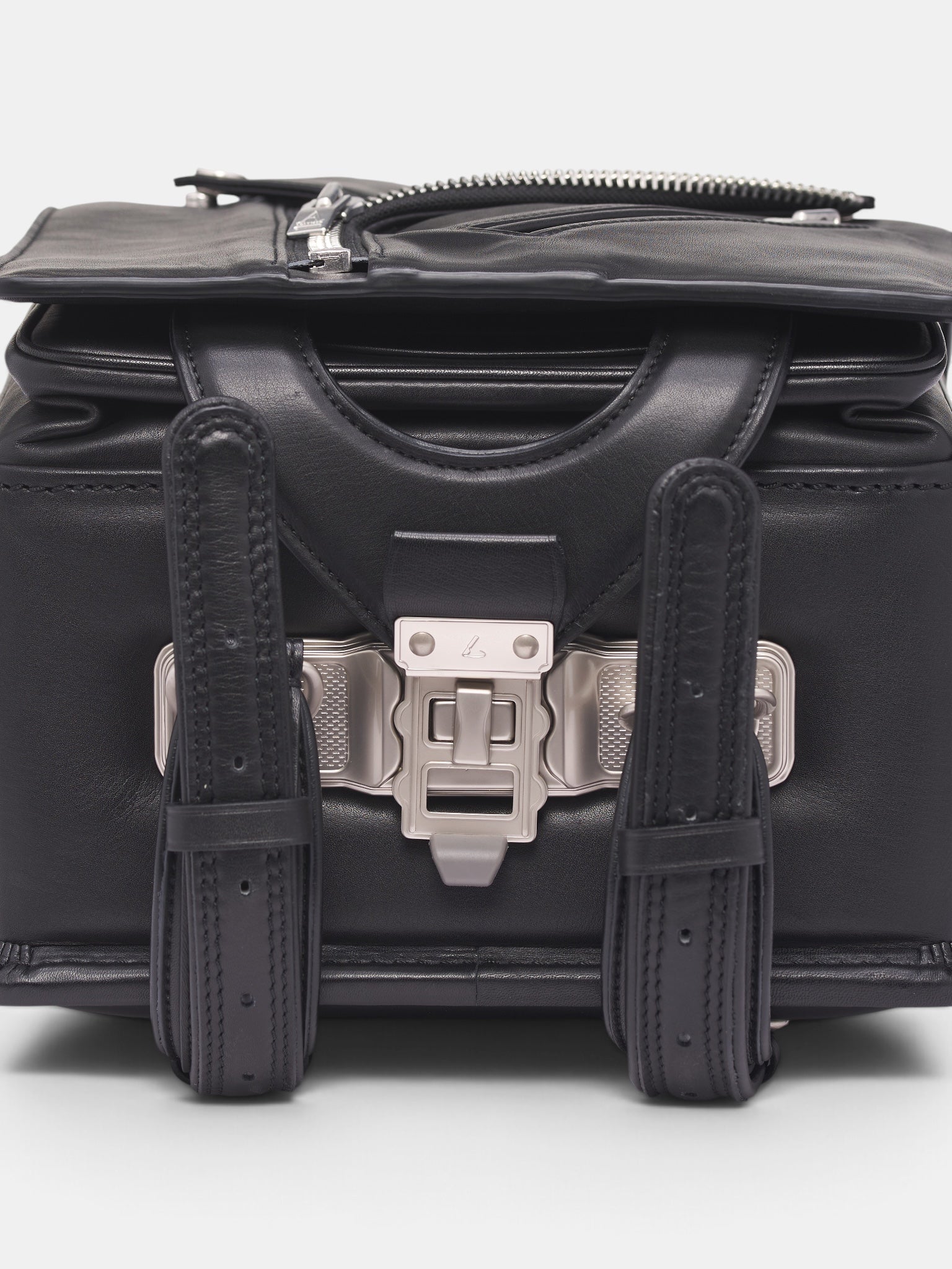 Black Roundrider Randoseru Backpack (RANDOSERU-BLACK)