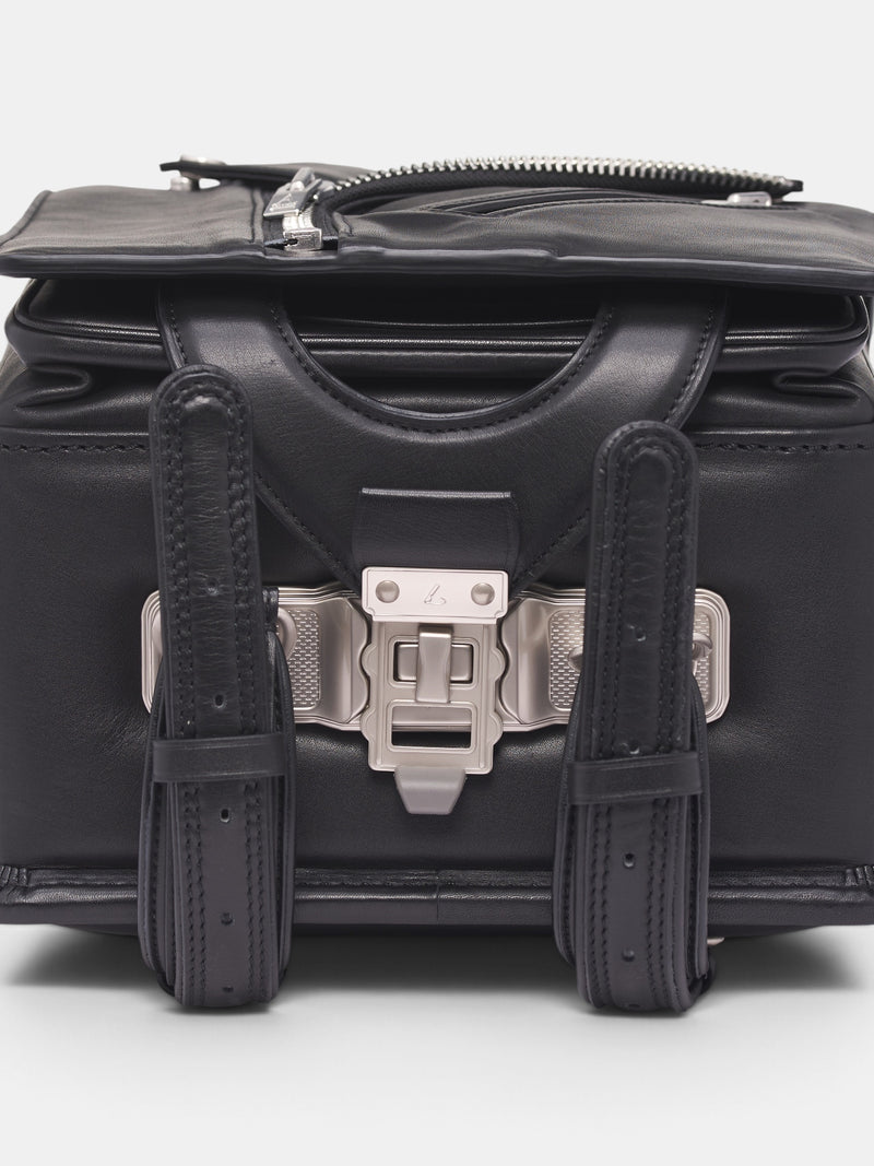 Black Roundrider Randoseru Backpack (RANDOSERU-BLACK)