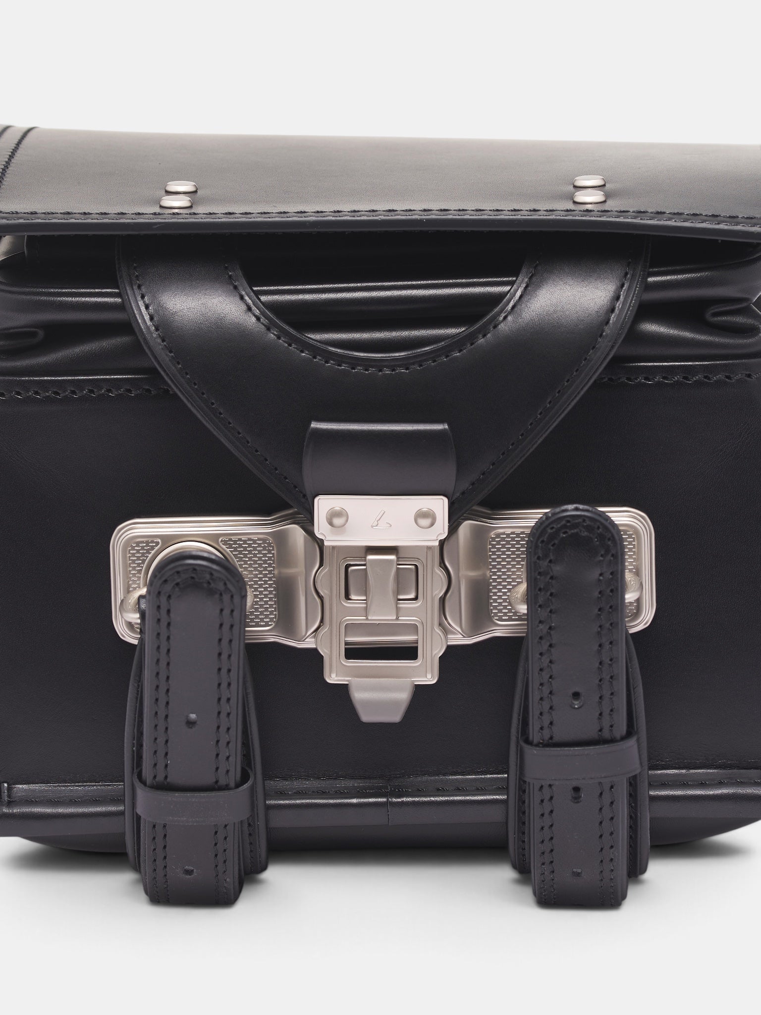 Black Steerhide Randoseru Backpack (BRANDSERU-STEERHIDE-BLACK)