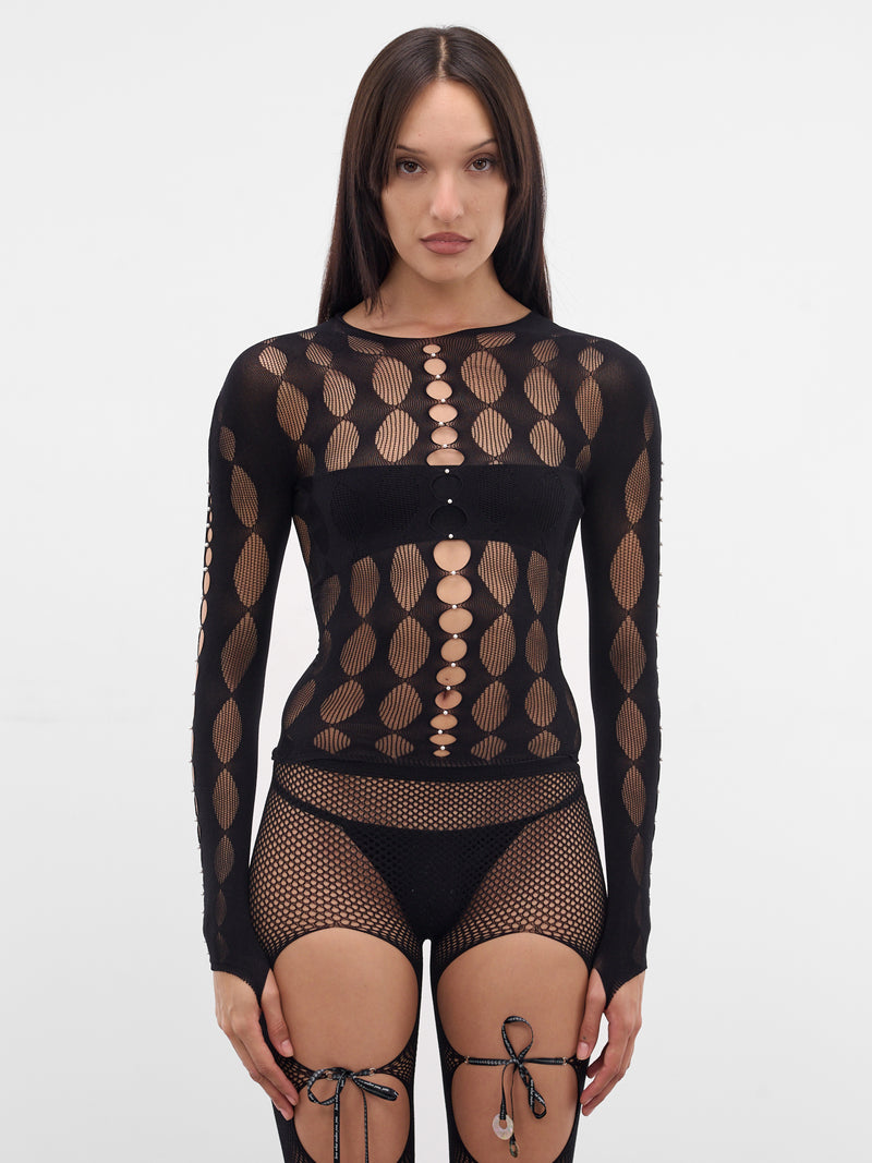 Onyx Cut-Out Layered Bandeau Top (RAW25JW03O-ONYX)