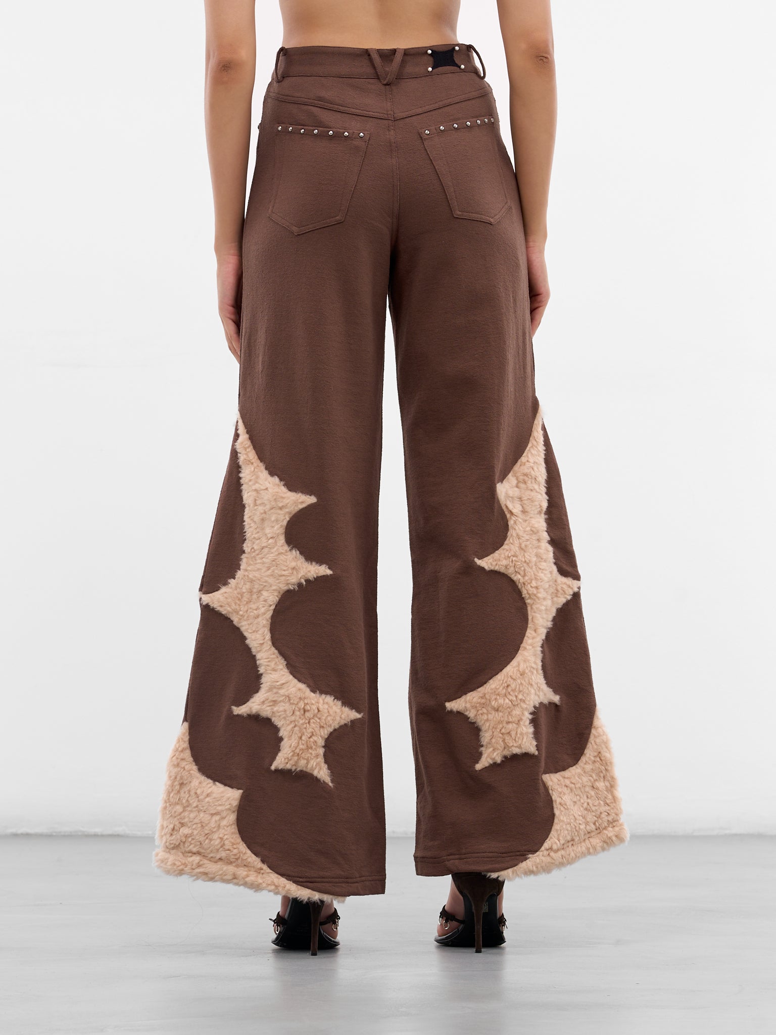 Chocolate Flared Baggy Lounge Pants (RAW25WV13C-CHOCOLATE)