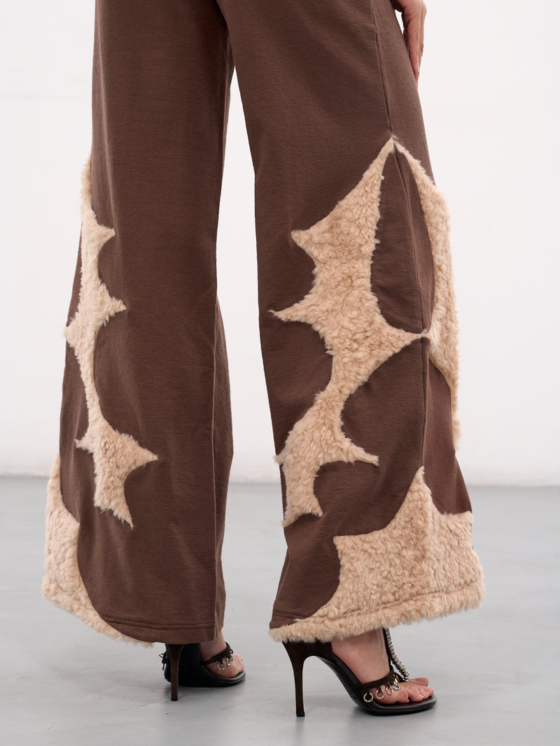 Chocolate Flared Baggy Lounge Pants (RAW25WV13C-CHOCOLATE)