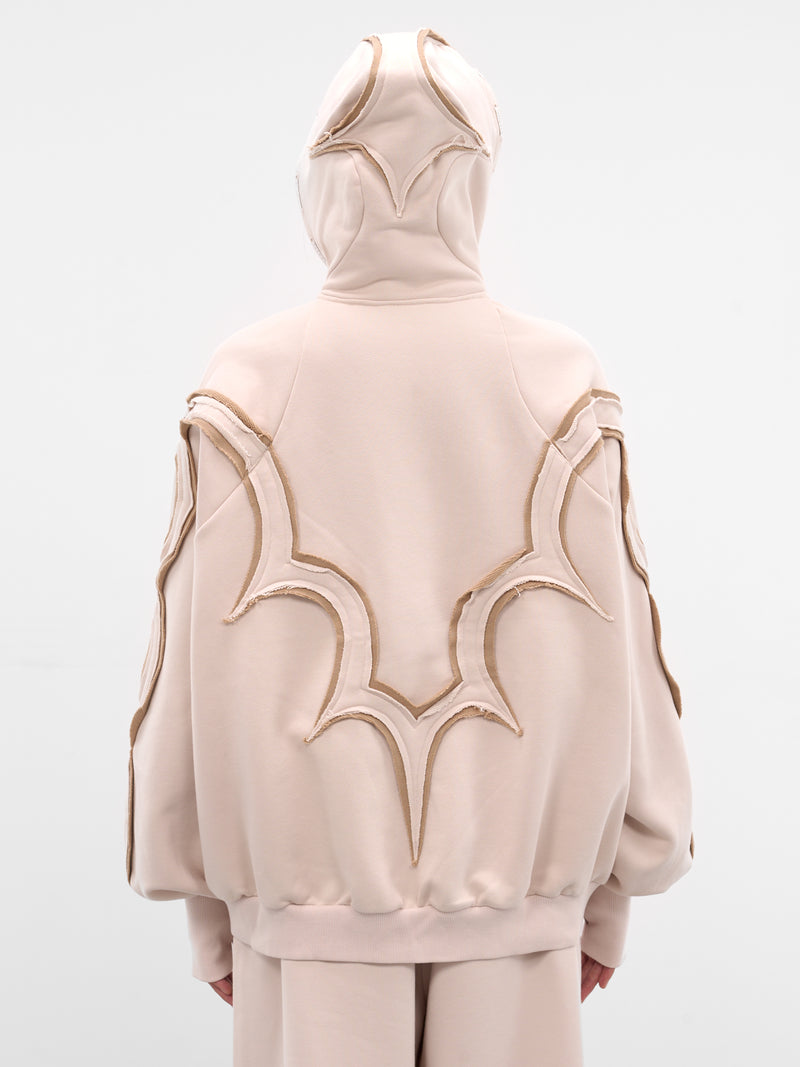 Seashell Deconstructed Zip Hoodie (RAW25WV14S-SEASHELL)