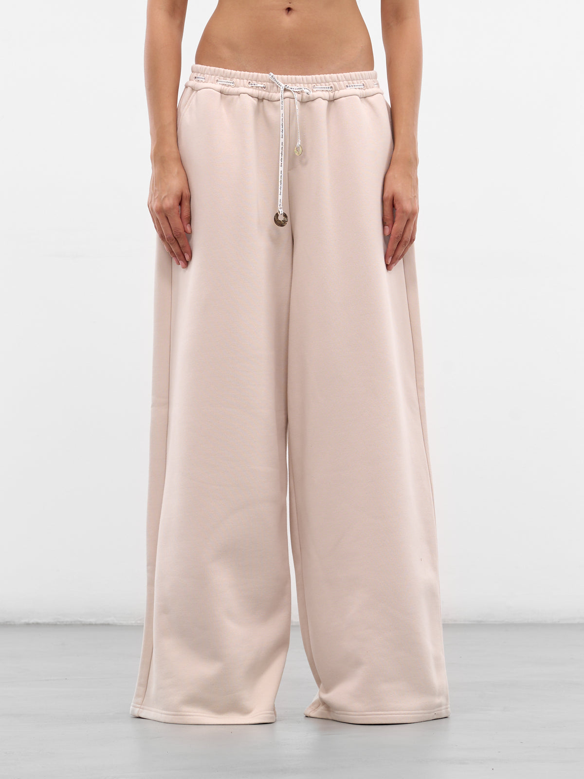 Seashell Ribbon Baggy Wide Sweatpants (RAW25WV15S-SEASHELL)