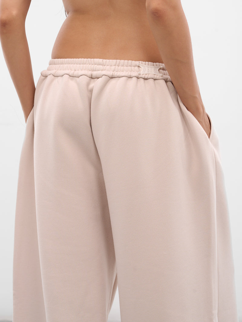 Seashell Ribbon Baggy Wide Sweatpants (RAW25WV15S-SEASHELL)