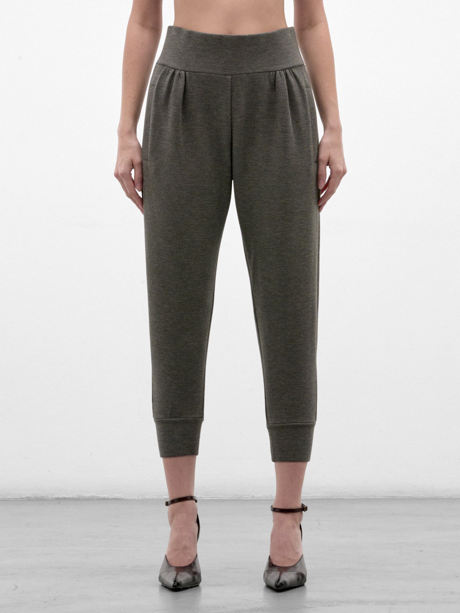 Gray Scuba Track Pants (RETR0GRY-RAYE-GREY)