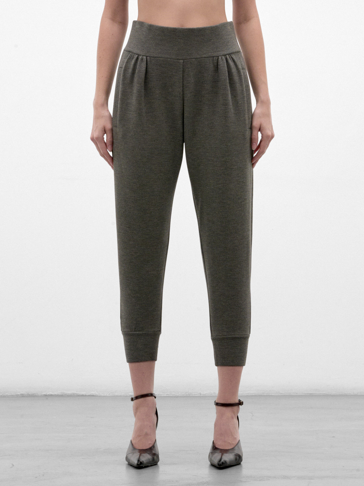 Gray Scuba Track Pants (RETR0GRY-RAYE-GREY)