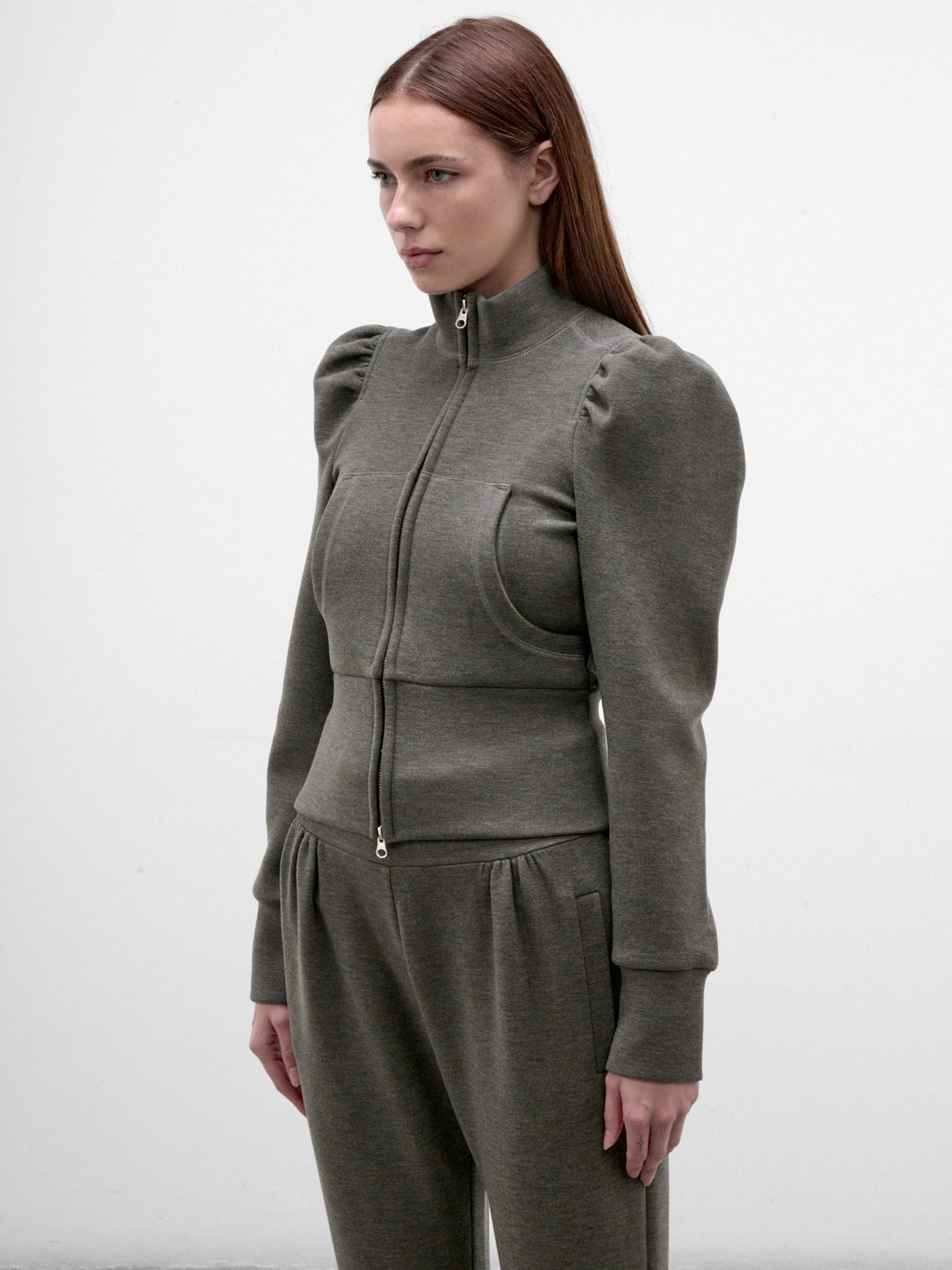Gray Scuba Track Jacket (RETJ0GRY-RAYE-GREY)