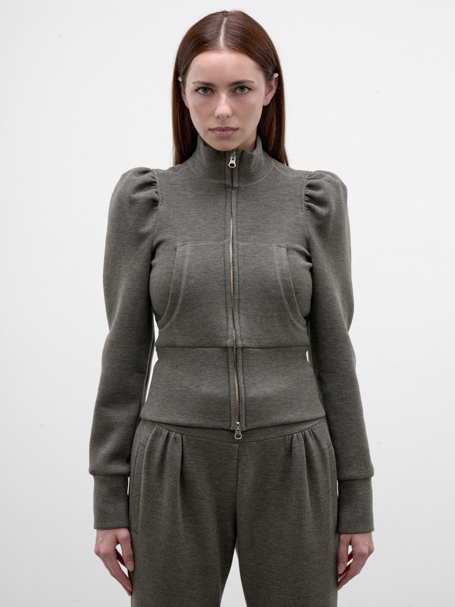 Gray Scuba Track Jacket (RETJ0GRY-RAYE-GREY)