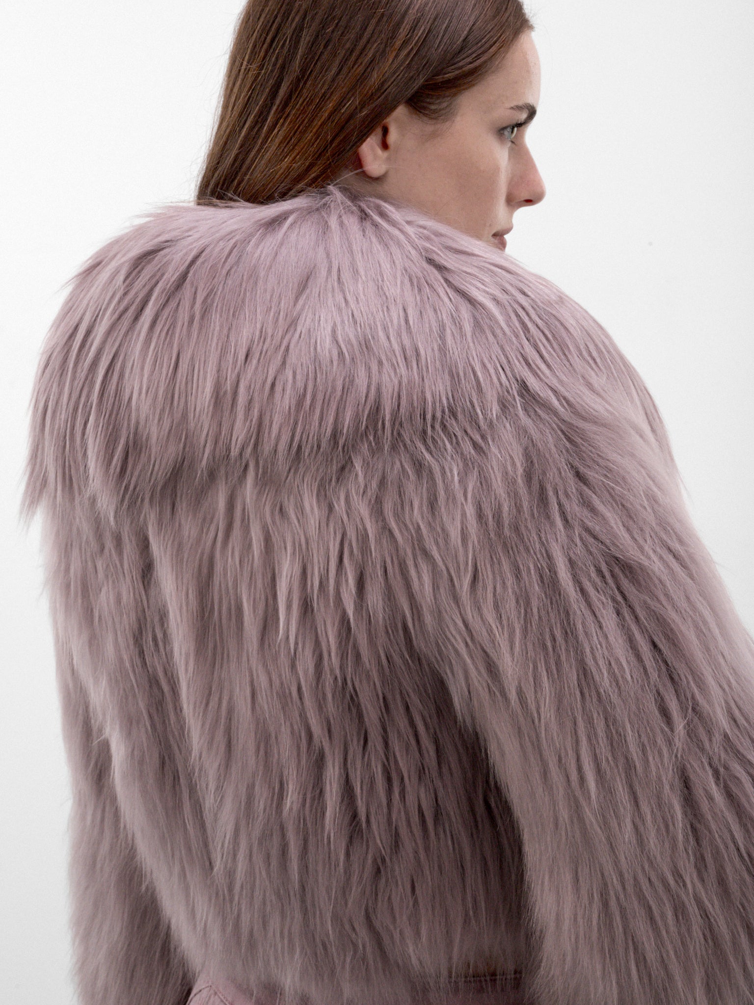Purple Sage Lamb Fur Jacket (RF6122-P04US-PURPLE-SAGE)