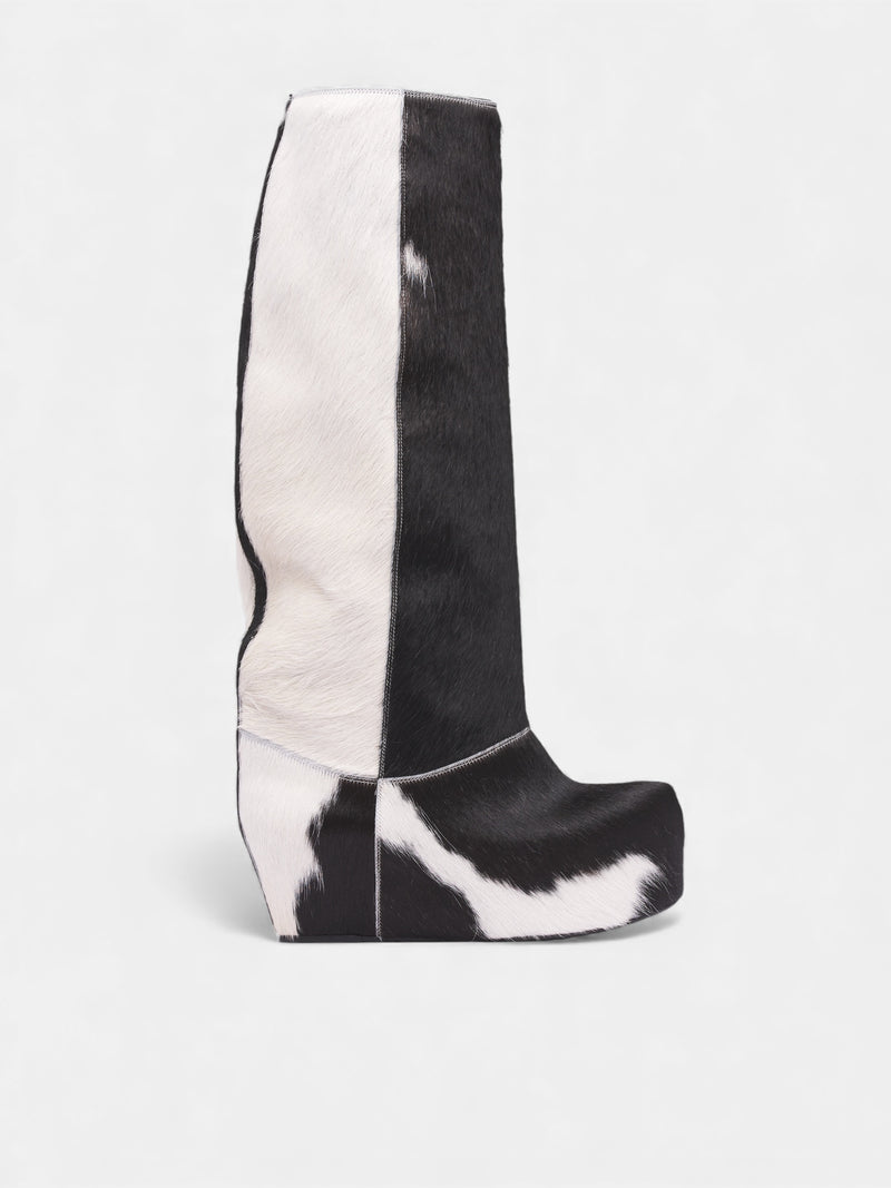 Cow Calf High Riding Boots (RIDING-BOOT-COW-TALL-BLACK)