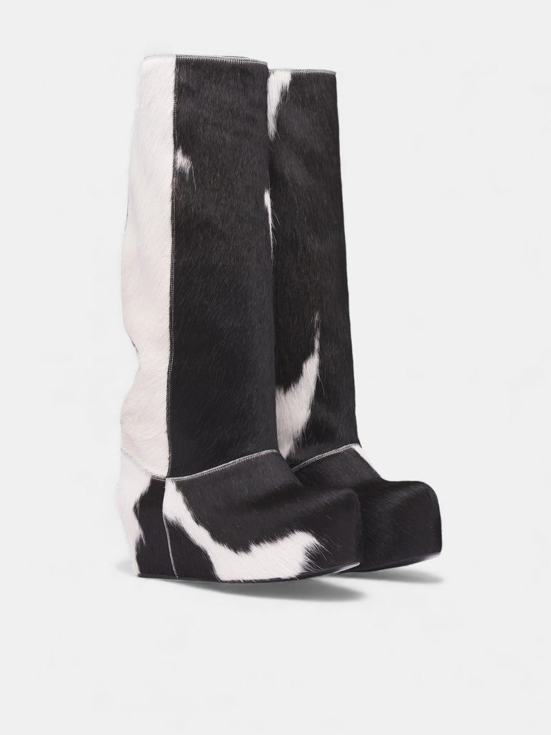 Cow Calf High Riding Boots (RIDING-BOOT-COW-TALL-BLACK)