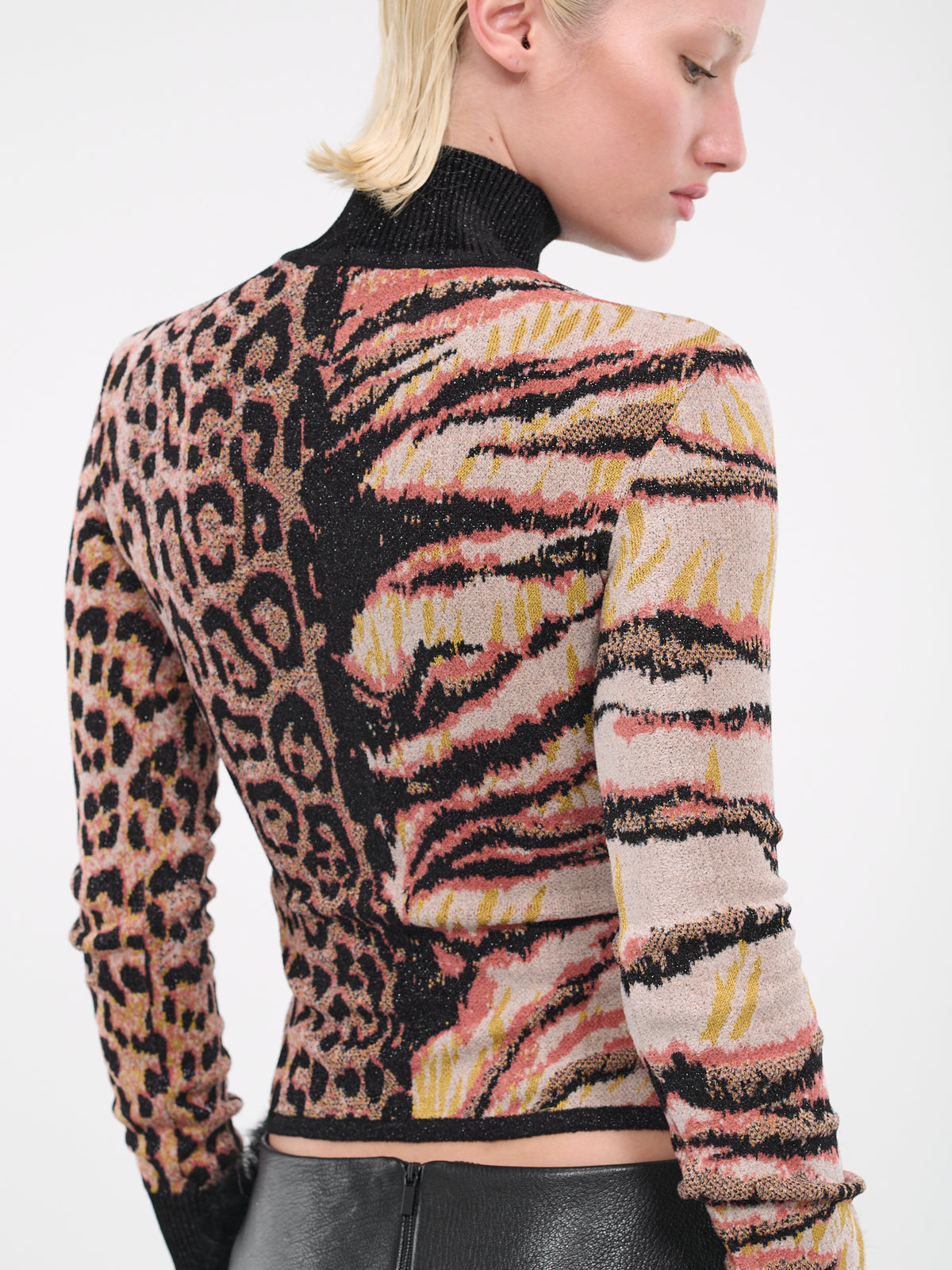 Animalier Jacquard Sweater (RKM600MI150C-09000-MULTICOLOR)