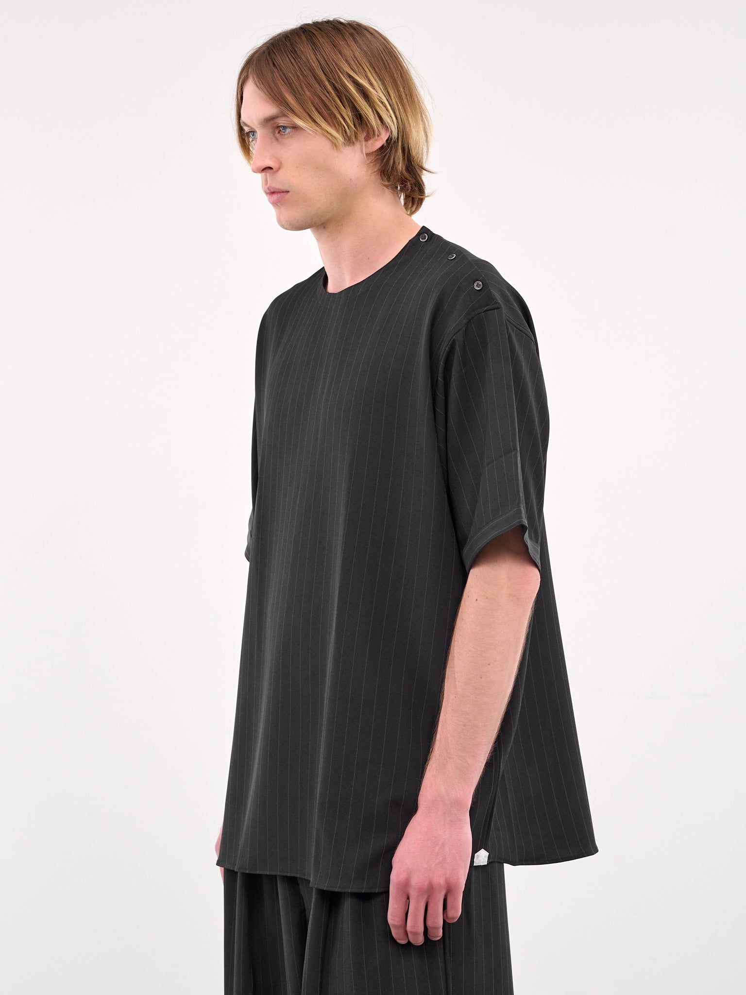Pinstripe T-Shirt (RM251-030-PINSTRIPE)