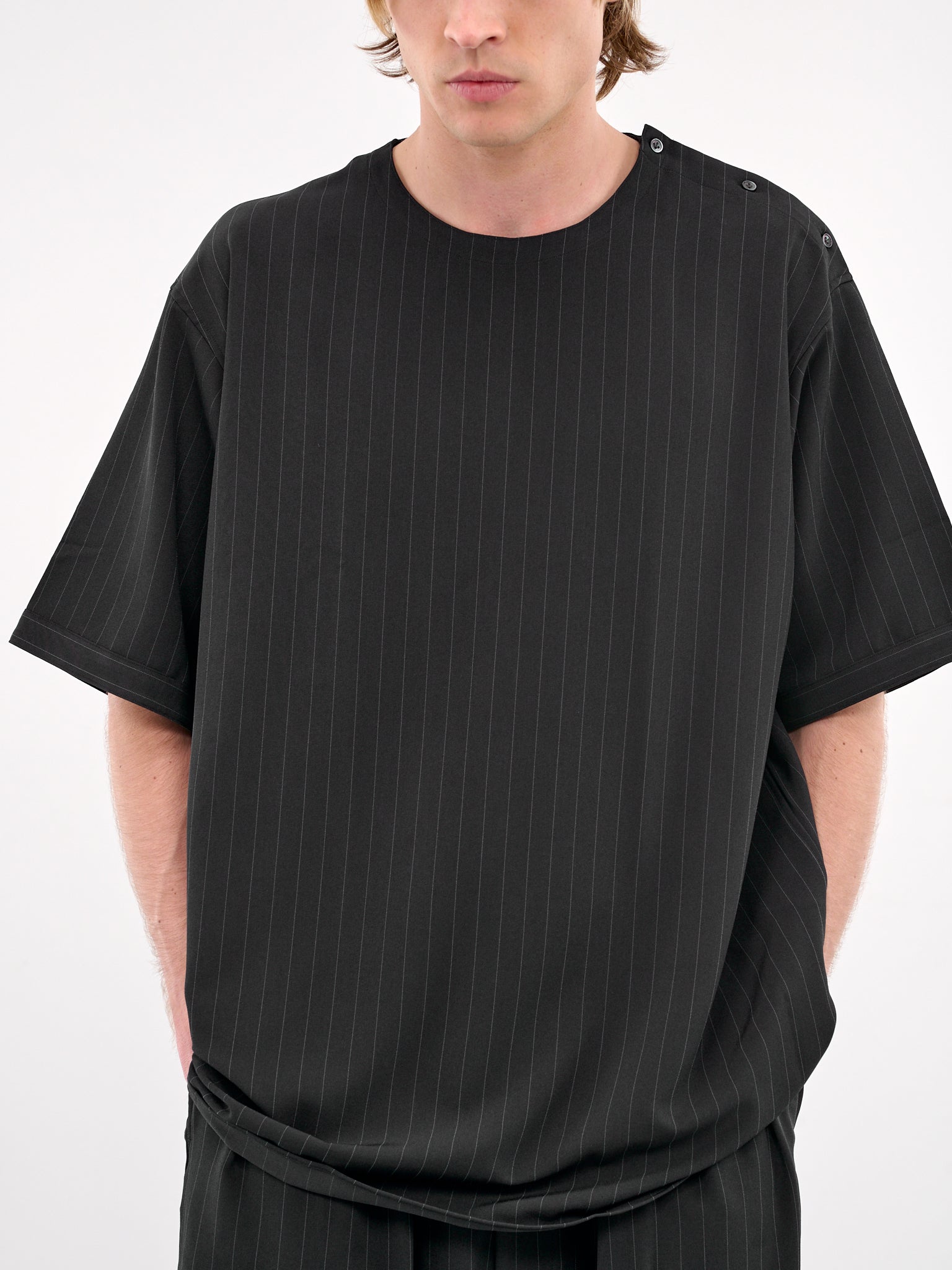 Pinstripe T-Shirt (RM251-030-PINSTRIPE)