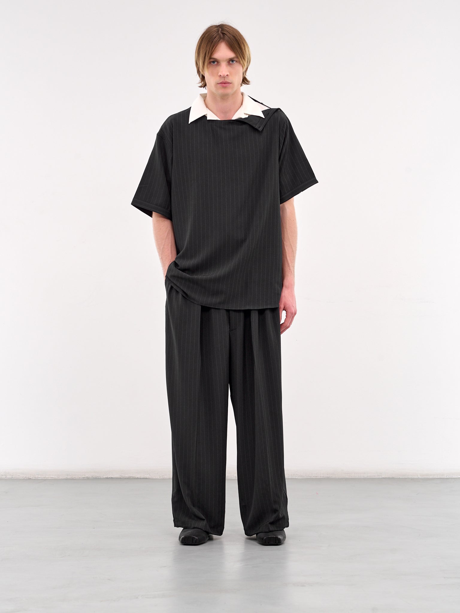 Pinstripe T-Shirt (RM251-030-PINSTRIPE)