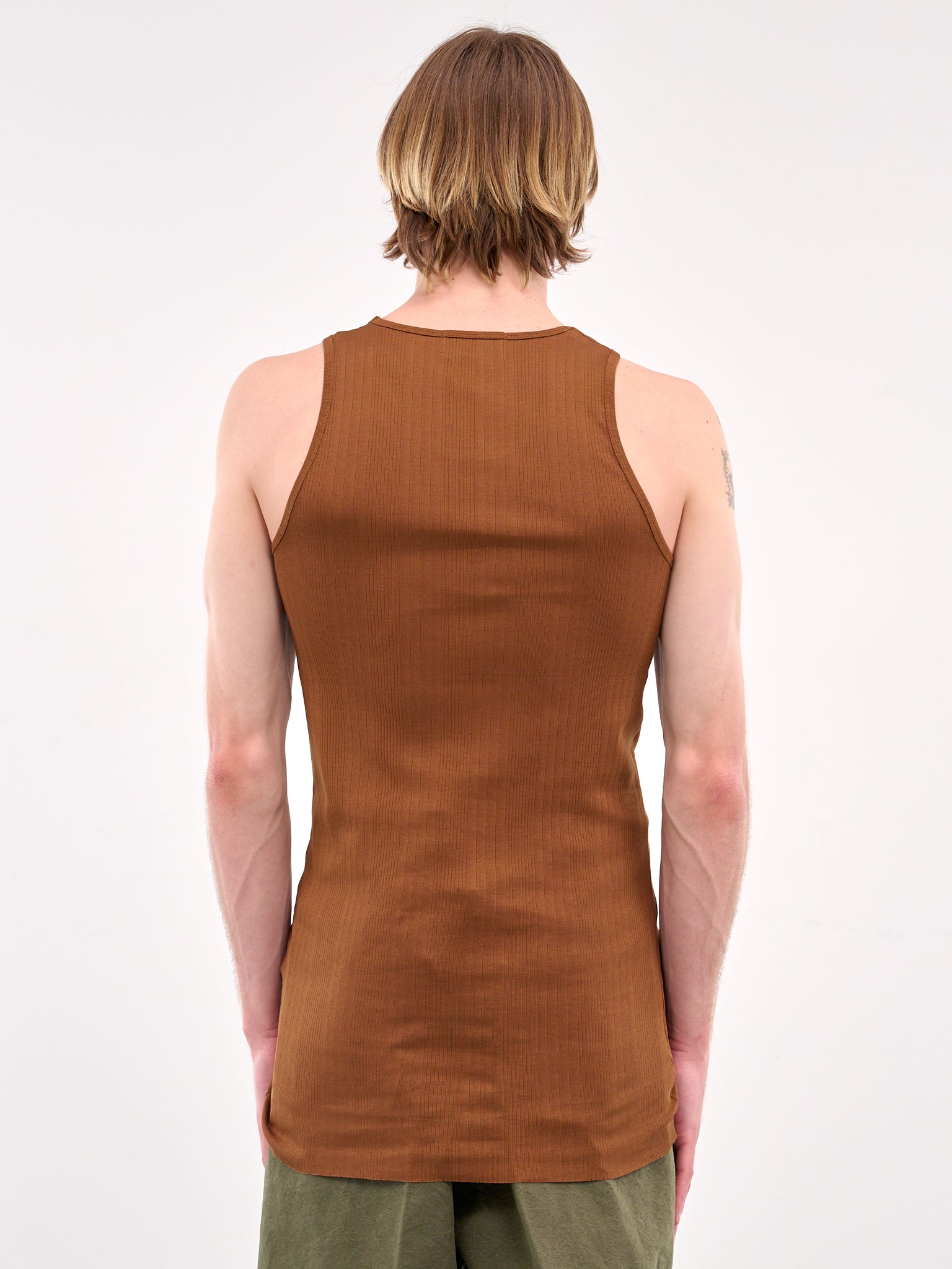 Ribbed Tank Top (RM251-035-BRICK)