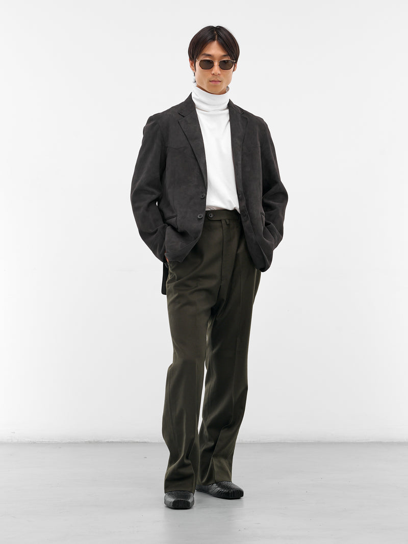 Charcoal Sheep Leather Blazer (RM252-001-CHARCOAL)