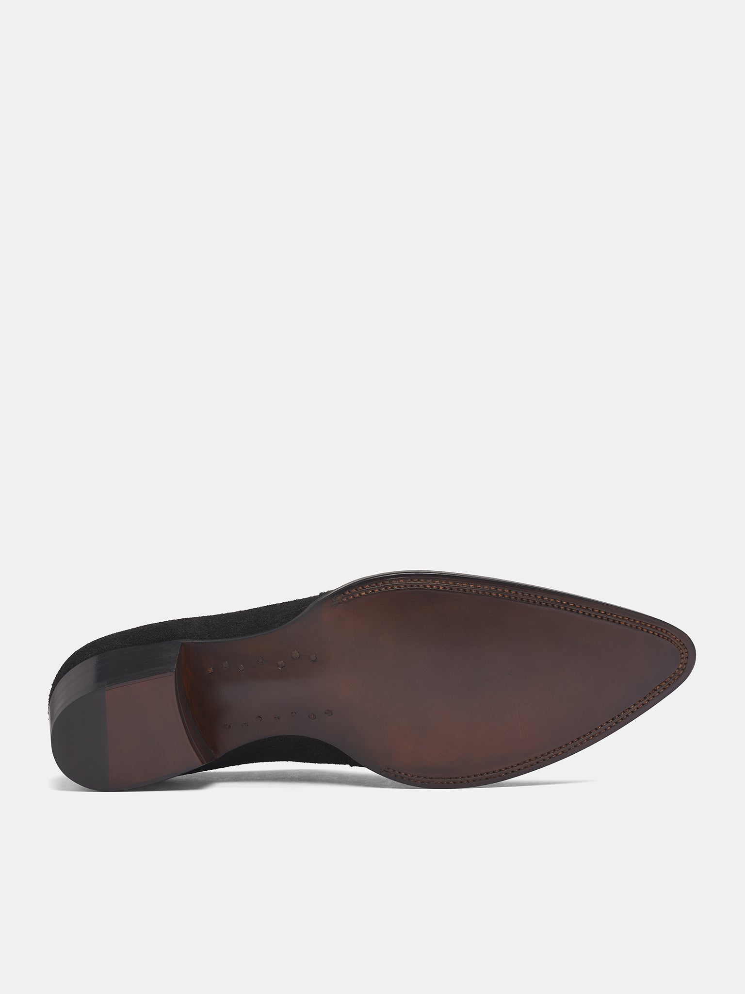 Black Suede Elastic Shoes (RM252-017-SUEDE-BLACK)