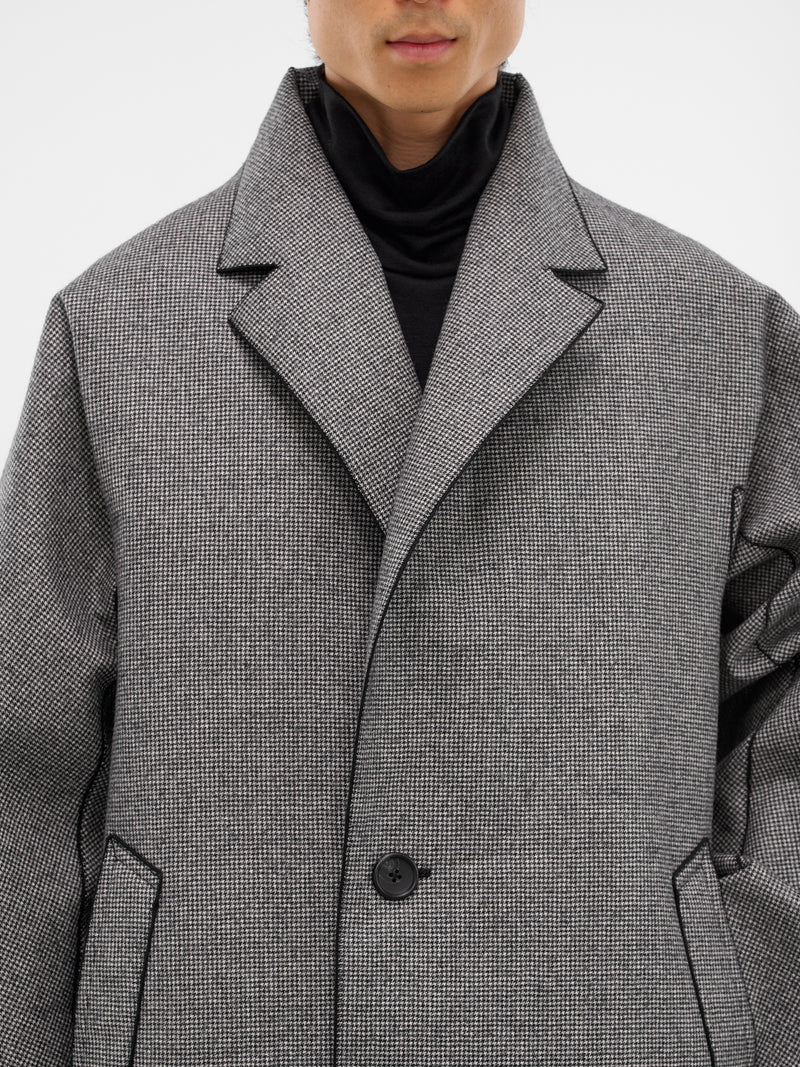 Houndstooth Wool Oversized Coat (RM252-031-HOUNDSTOOTH)