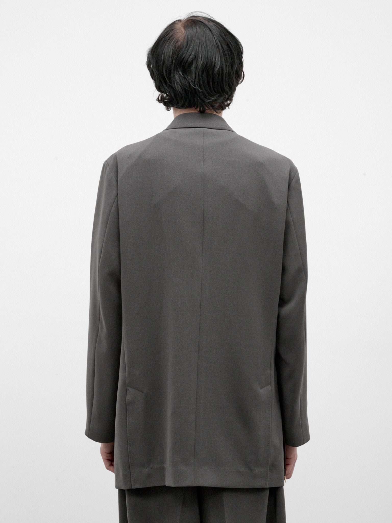 Gray Double-Breasted Blazer (RM262-003-GRAY)