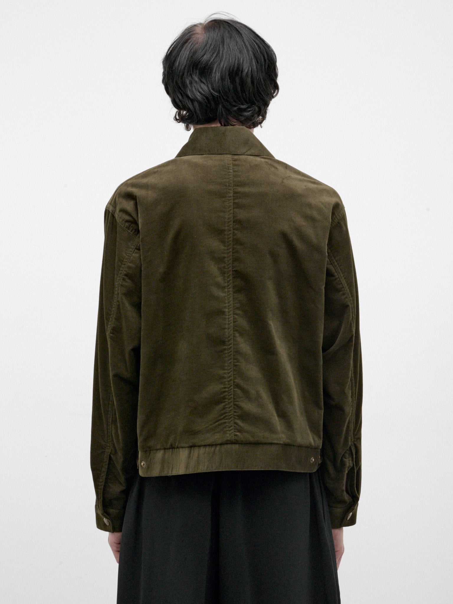 Khaki Cotton Workwear Zip Jacket (RM262-039-KHAKI)