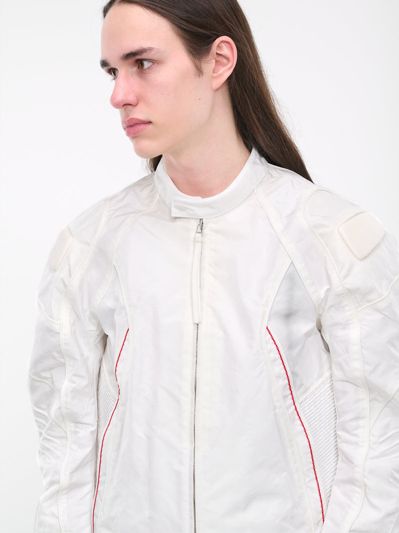 X Kanghyuk Stitched Logo Padded Jacket
