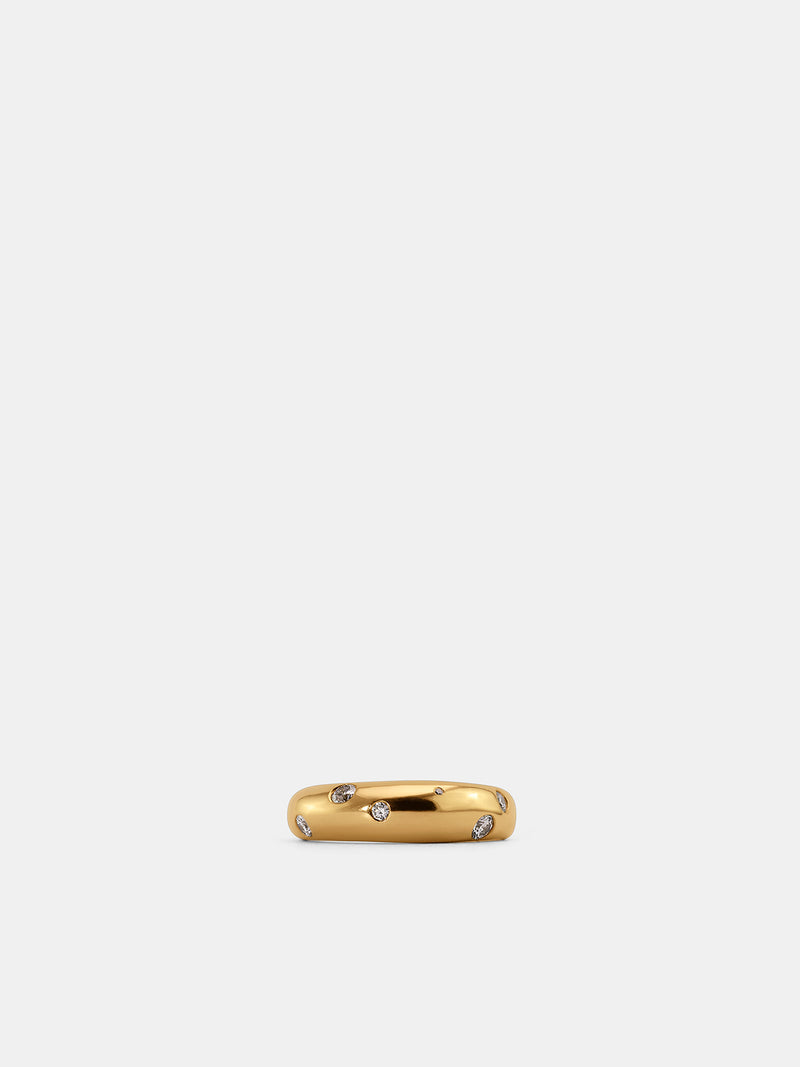18K Gold & Diamond Romeo III Ring (ROMEO-III-18K-YELLOW-GOLD)