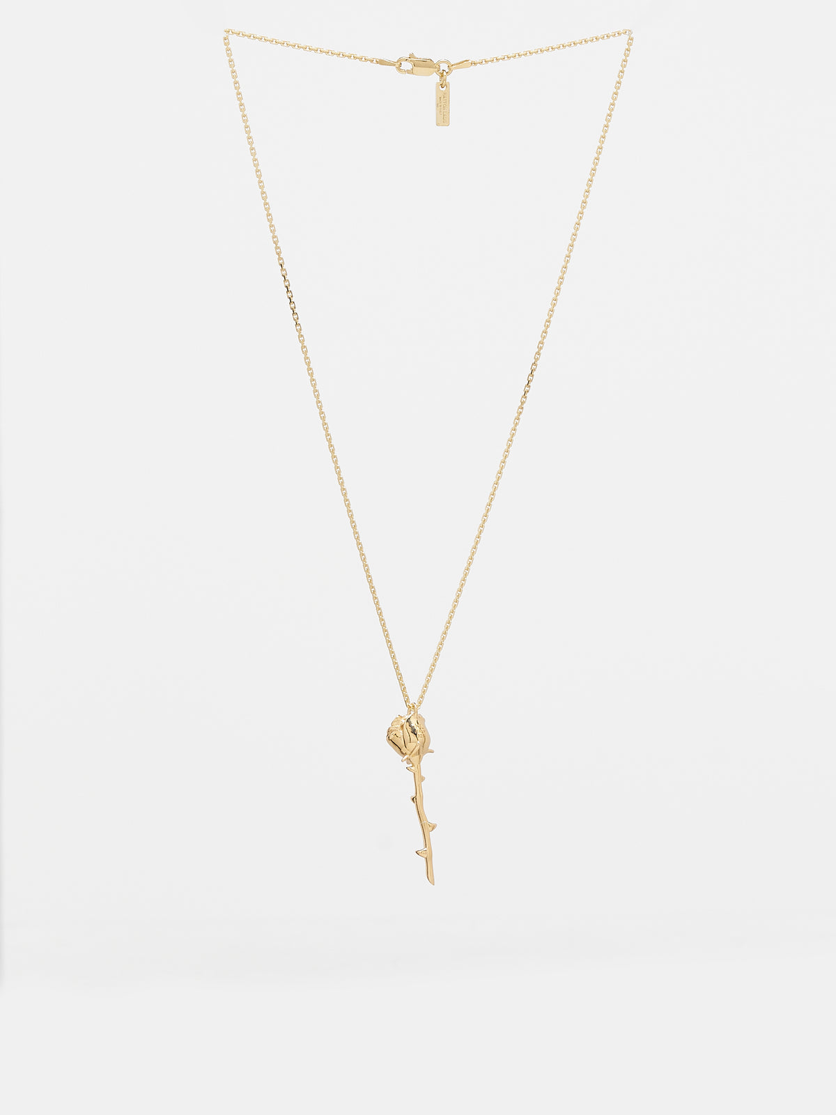 Rose Stem Necklace (ROSE-STEM-SILVER-GOLD)