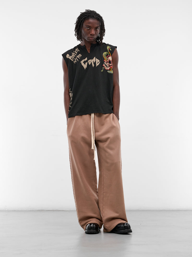 Pink Bullet Jersey Relaxed Sweatpants (BULLET-SWEATS-PINK)